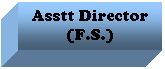 Text Box: Asstt Director (F.S.)